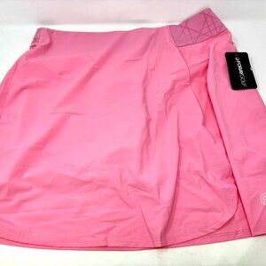 Foray Women's 17.5" Pull on Golf Skort, XL, Sachet Pink